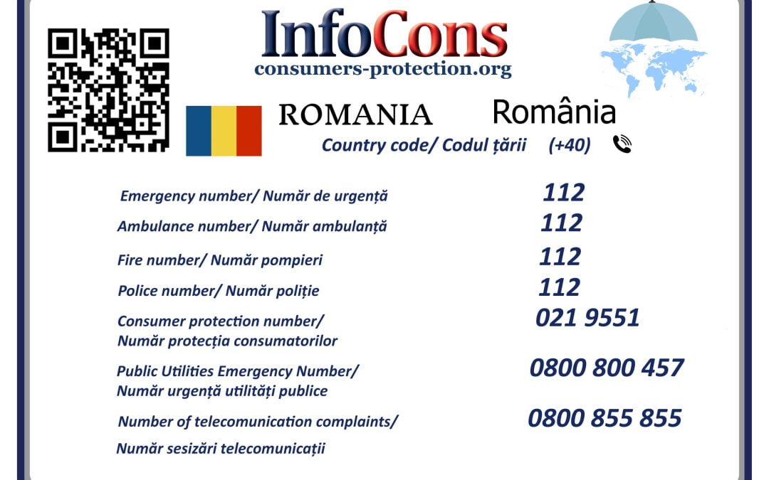 Numere utile pe teritoriul României