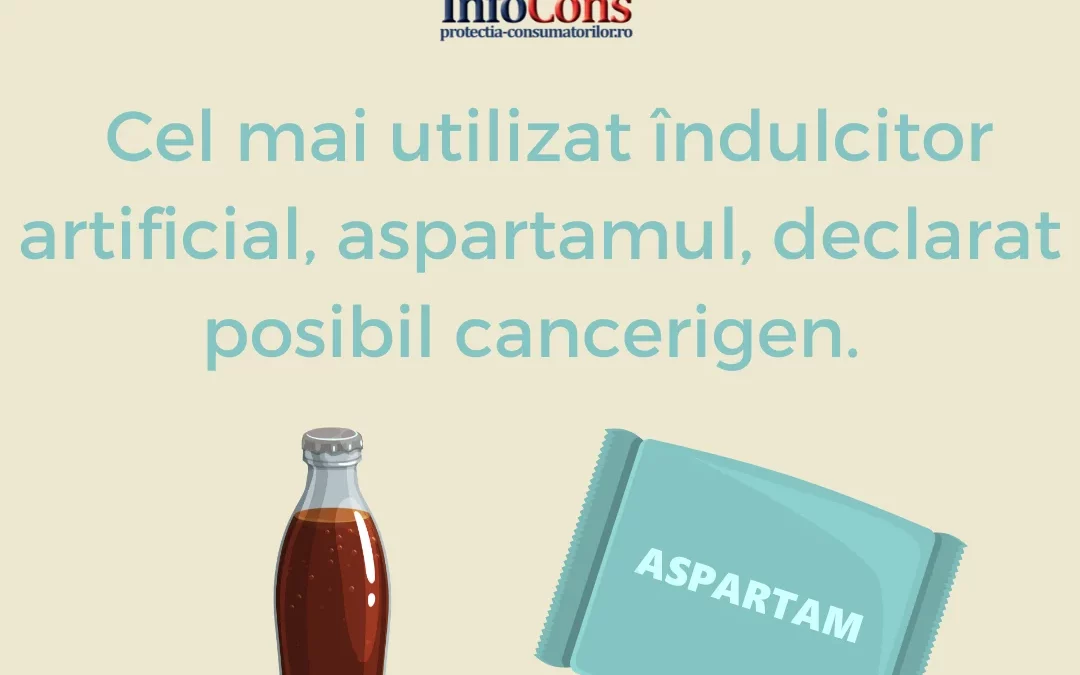 OMS: Cel mai utilizat îndulcitor artificial, aspartamul , declarat posibil cancerigen. În ce produse este folosit?